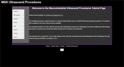 Desktop Screenshot of mskultrasoundprocedures.com