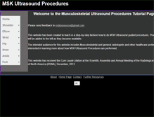 Tablet Screenshot of mskultrasoundprocedures.com